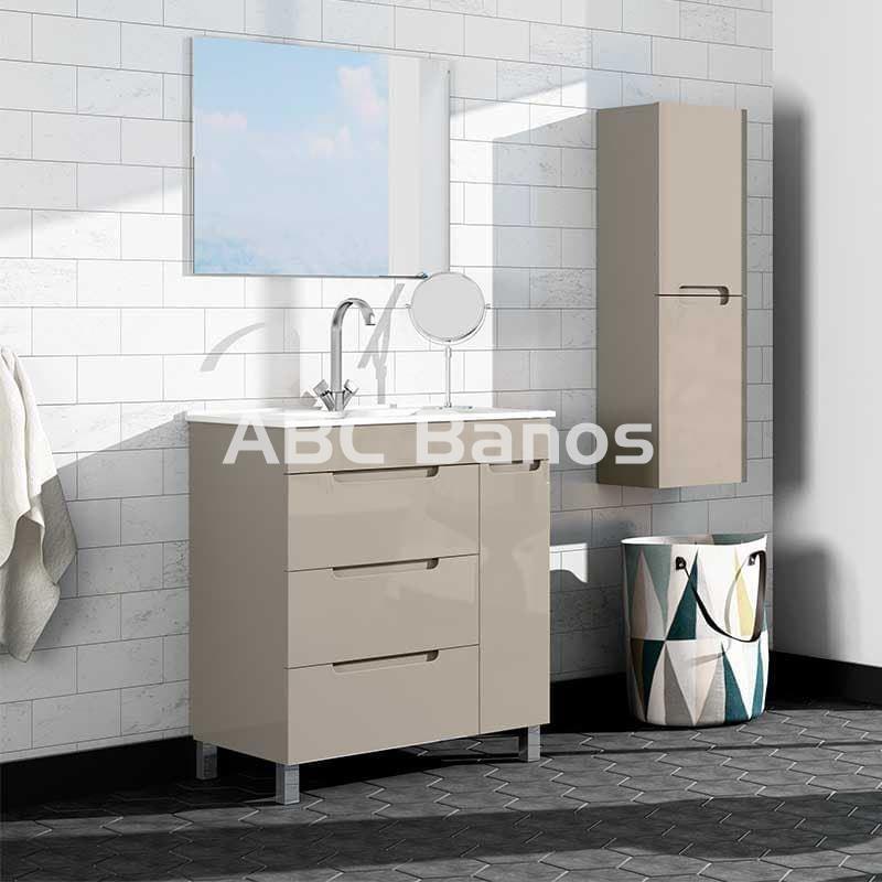 Mueble de baño NOA (3 cajones + 1 puerta) con lavabo - Imagen 4